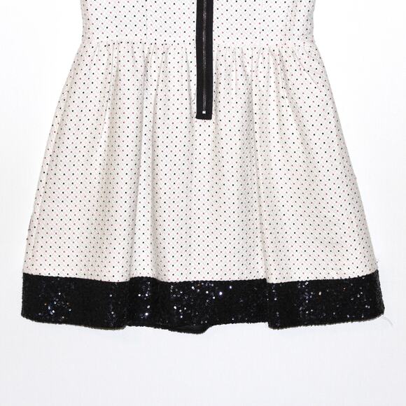 Kensie Dotted Mini Dress w Sequins Size Medium - Picture 6 of 6